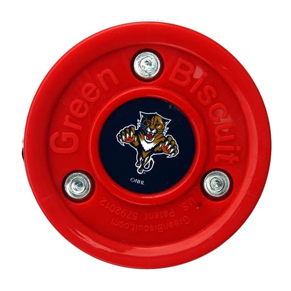 Buy Green Biscuit Original NHL Team Pucks - Florida Panthers | Perfect for Training & Play