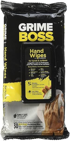 Grime Boss A541S30X Hand Wipes: Ultimate Cleaning Solution for Tough Messes