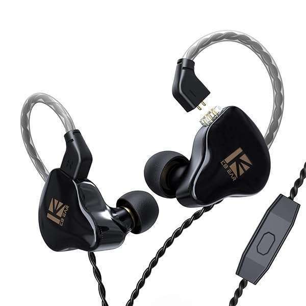 Buy HIFIHEAR KBear KS1 In-Ear Earbuds: HiFi Stereo, Dual Magnetic Circuit, Detachable Cable - Perfect Wired IEM Headphones