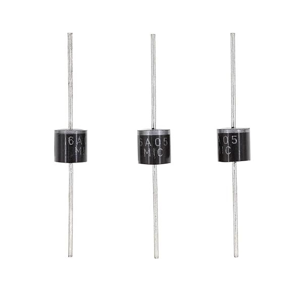 HUABAN 20PCS 6A05 Rectifier Diode 6A 50V R-6 Axial High Quality 6 Amp 50 Volt Electronics Components