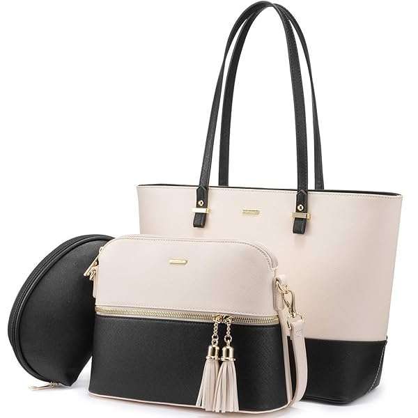 Stylish 3-Piece Handbag Set for Women: Shoulder Bags, Tote & Satchel Hobo Styles