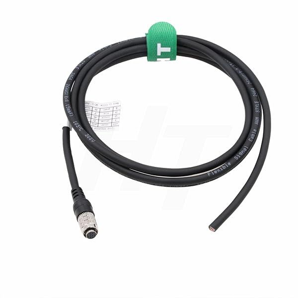 HangTon Hirose 8 Pin Female to Open Leads IO Power Cable for Allied Vision Guppy Mako & DAHENG CCD Cameras