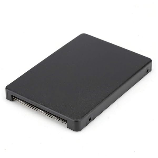 mSATA SSD to 2.5-Inch IDE Adapter - Hard Disk Enclosure for Stable Laptop Performance (Black)
