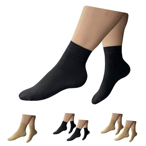 HealthyNees Closed Toe Compression Ankle Sleeve 15-20 mmHg for Foot Circulation Black 5X-Large
