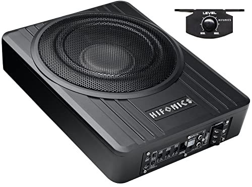 Compact Hifonics Brutus BW-110A Subwoofer: 800W Under-Seat Bass for Cars & Trucks