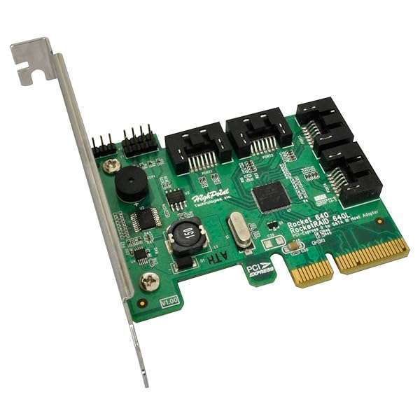 HighPoint RocketRAID 640L: 4 SATA Port PCIe 2.0 x4 RAID Controller for Fast 6Gb/s Storage Solutions