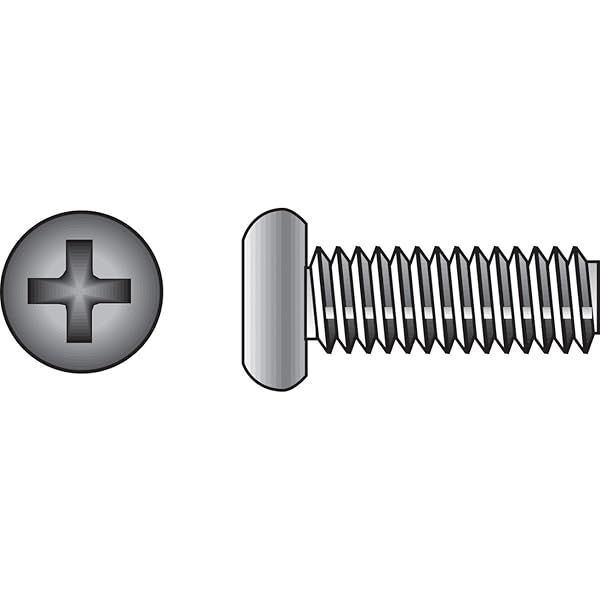Buy Hillman No. 6-32 x 3/4 in. Stainless Steel Phillips Pan Head Machine Screws - 100 Pack