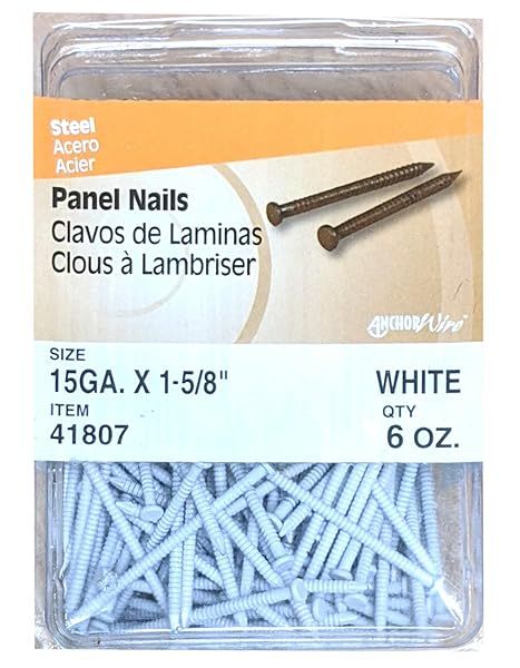 "Buy Hillman Panel Nail 1-5/8" WHT 6OZ - Durable Fasteners for Your Projects"