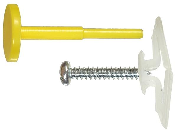 "Buy Hillman Pop Toggle Wall Anchors 5/8" - 80 lb Capacity, 10 Pack for Secure Mounting"