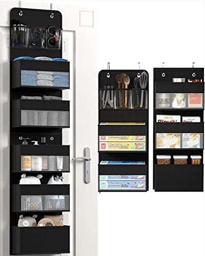Maximize Space with Hioya Over Door Organizer: 6 Shelf RV & Bathroom Storage Solution