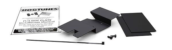 Shop Hogtunes FLH Side Plate-RM Amplifier Mount for 2014-2024 Harley-Davidson Motorcycles