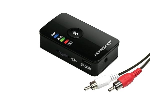 HomeSpot Bluetooth Transmitter for TV: Low Latency 3.5mm Audio Adapter for Headphones & Speakers