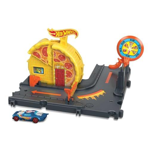 Hot Wheels Mattel City Speedy Pizza Pick-Up: Fun Assortment for Kids!