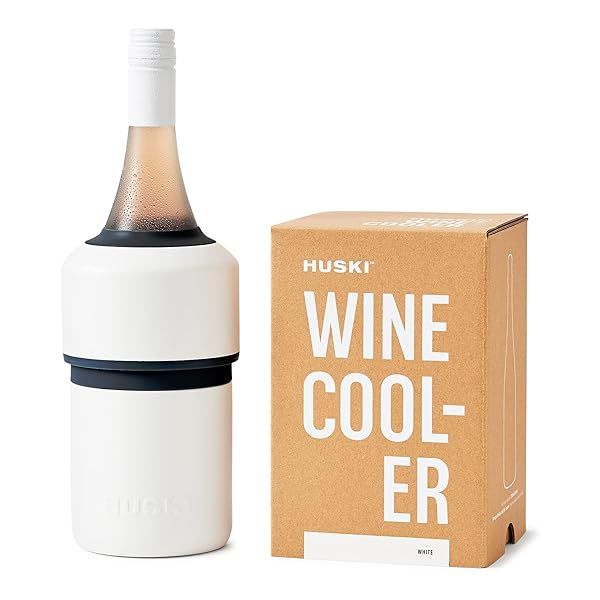 Huski Wine Chiller: Award-Winning Iceless Design Keeps Wine Cold for 6 Hours - Perfect Gift for Wine Lovers!