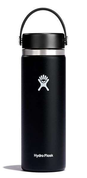 Hydro Flask Wide Flex Cap Black 20 Oz - Durable, Stylish & Perfect for Hydration