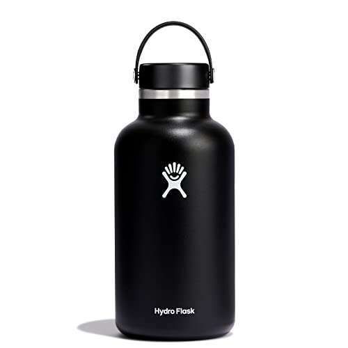 Hydro Flask Wide Flex Cap Black 64 Oz - Durable, Leak-Proof & Stylish Water Bottle Accessory