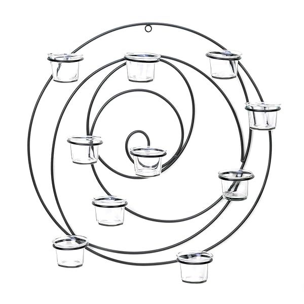 Hypnotic Candle Wall Sconce 17.25 Inch Tall Elegant Home Decor Lighting Solution