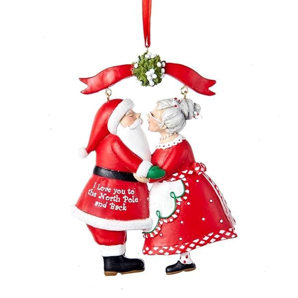 "Shop I Love You to the North Pole and Back Christmas Ornament 3.75" - Perfect Holiday Gift!"