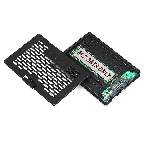 "ICY DOCK EZConvert MB703M2P-B: Tool-Free M.2 SATA to 2.5" SSD Enclosure Adapter"