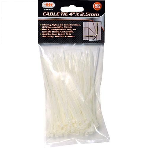 Buy IIT 26210 4-Inch Cable Ties - 100-Piece Pack for Secure Organization & DIY Projects