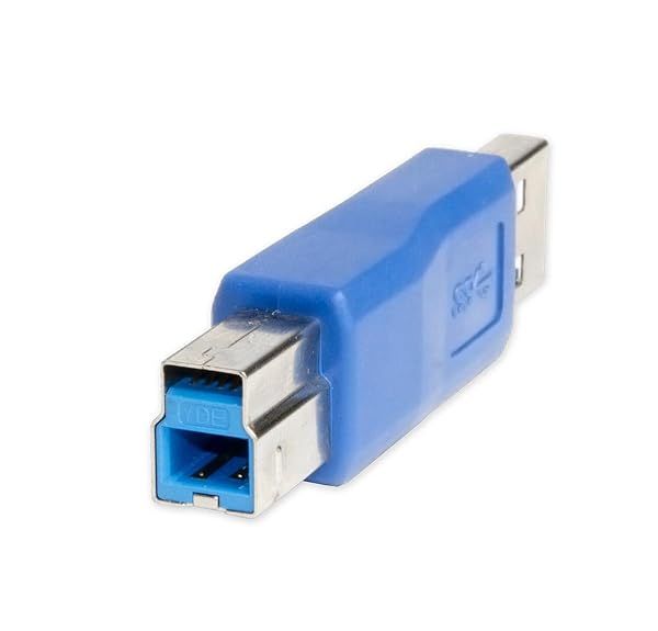 IO Crest USB 3.0 Type A to B Male Adapter - SY-ADA20086 for Fast Data Transfer