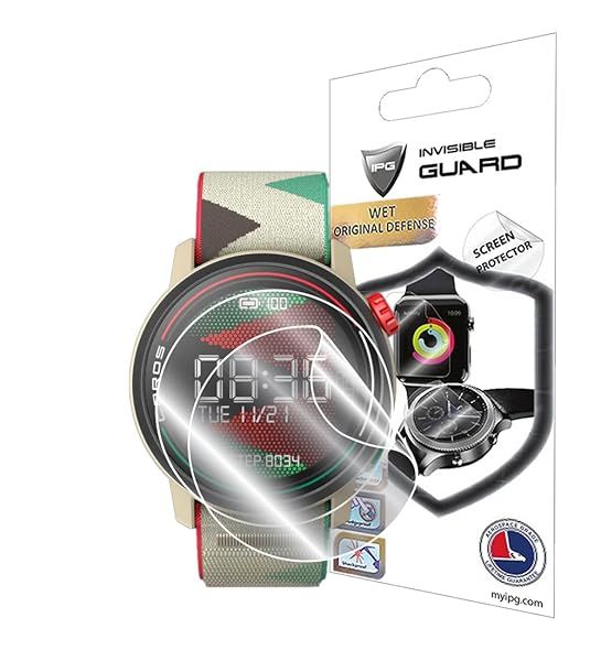 IPG Hydrogel Screen Protector for COROS PACE 3 Sport Watch Invisible HD Clear Film Anti Scratch Guard Smooth Self Healing Bubble Free 2 Units
