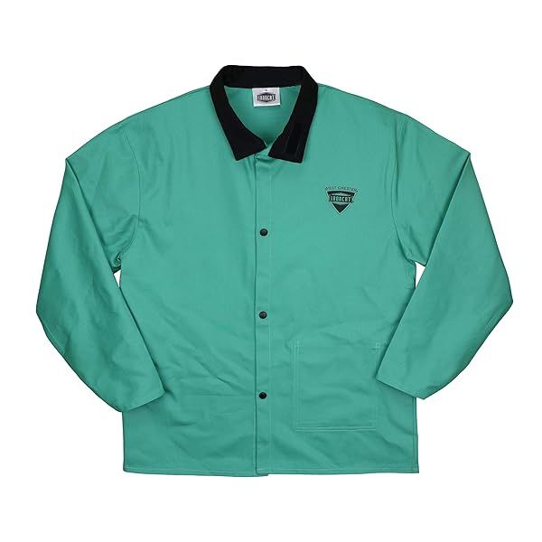 Buy IRONCAT Standard FR Welding Jacket Green XX-Large 7050/2XL - Safety & Comfort for Welders