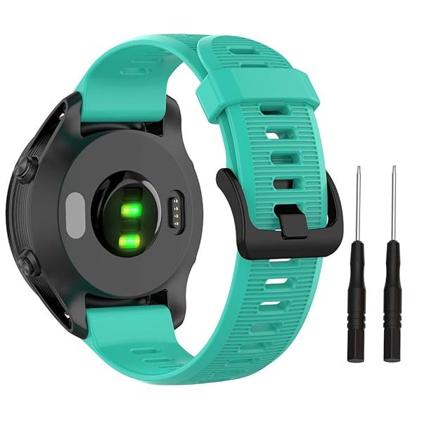 ISABAKE Band for Garmin Forerunner 935/Forerunner 945/Forerunner 745,Compatible with Fenix 5/ Fenix 5Plus/ Fenix 6/ Fenix 6 Pro/Approach S60,Soft Silicone 22mm Replacement Bands
