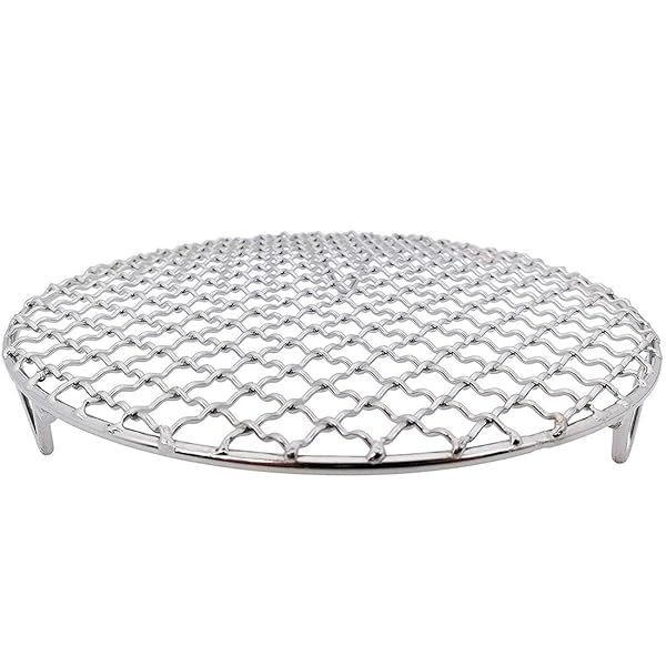 InBlossoms 13 Inch Round 304 Stainless Steel Cooling Rack Heat Resistant Rust Proof Durable Baking Tool