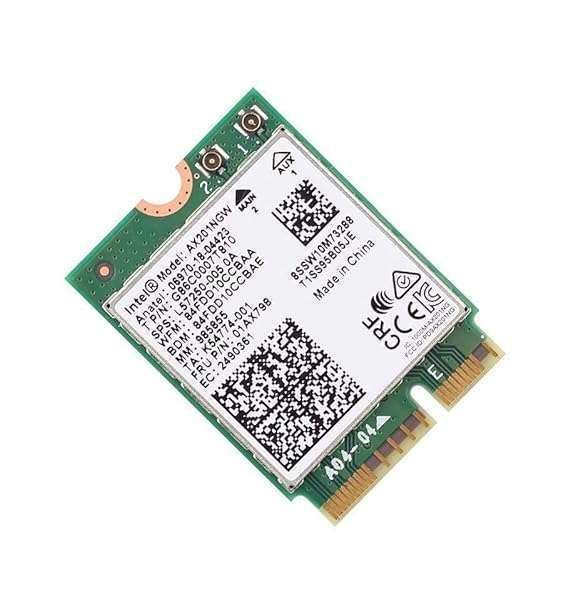 Intel AX201 WiFi 6 Adapter | Dual Band Up to 2.4 Gbps | CNVio2 M.2 Interface for PC | Bluetooth 5.2 Support | Requires Intel 10th Gen and Above CPUs, Windows 10 &amp; 11, Linux | AX201NGW (AX201)