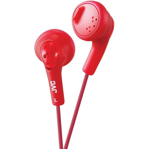 JVC HAF160R Gumy Red Earbuds: Affordable, Stylish Sound Quality for Music Lovers