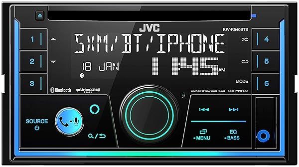 JVC KW-R940BTS Bluetooth Car Stereo: Double DIN, USB, AM/FM, MP3, 13-Band EQ - Upgrade Your Ride!