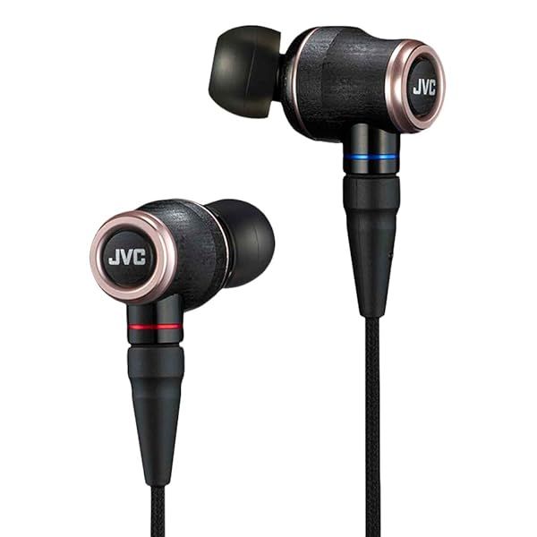 JVC Wood Series HAFW01: Hi-Res Audio Metal Harmonizer & Detachable MMCX Cable for Superior Sound