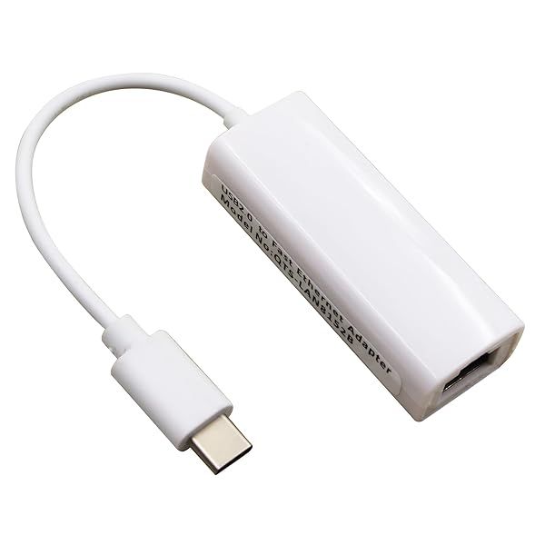 JacobsParts USB-C to RJ45 Ethernet Adapter for Windows 11/10/7 & Linux - Fast Network Connectivity