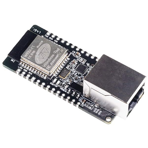 JacobsParts WT32-ETH01: High-Speed ESP32 Module with Ethernet, WiFi & Bluetooth - 100Mbps RJ45 Development Board