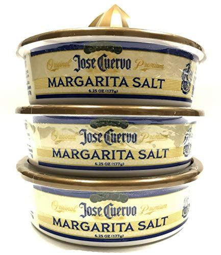 Jose Cuervo Margarita Salt 6.25 oz - 3 Pack | Perfect for Cocktails & Parties