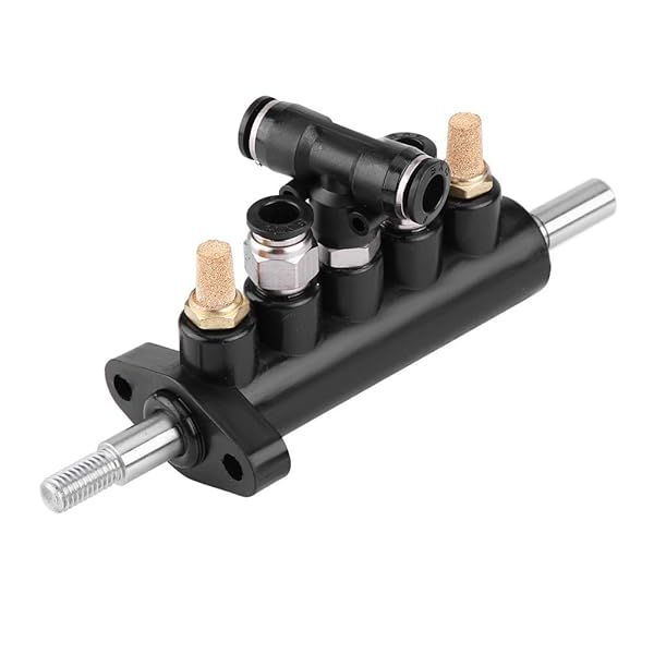 Buy KIMISS Tire Air Control Valve for Tire Changer - Durable Aluminum Alloy, 8mm OD Connectors, Pneumatic Switch Type C