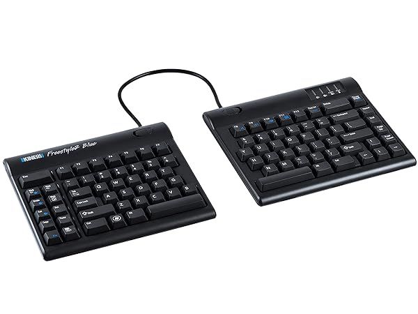 "Buy KINESIS Freestyle2 Blue Wireless Ergonomic Keyboard for PC - Dark Gray, 9" Separation for Ultimate Comfort"