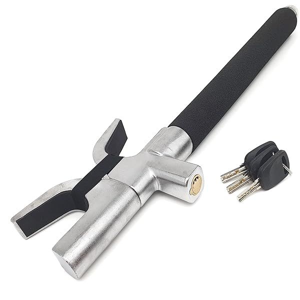 KRASER WA839B Steering Wheel Lock: Best Value Heavy-Duty Anti-Theft Device for Cars, Trucks & Vans