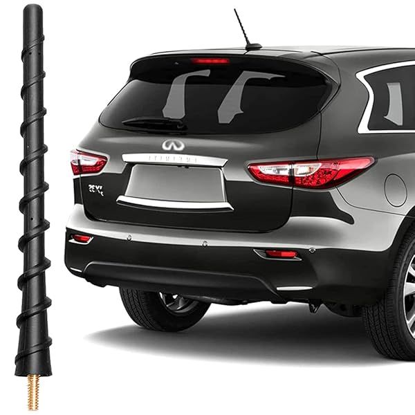 Upgrade Your Infiniti: KSaAuto 7-Inch Short Antenna for EX35, FX35, QX70 & More (2003-2017) - Enhanced AM/FM Reception