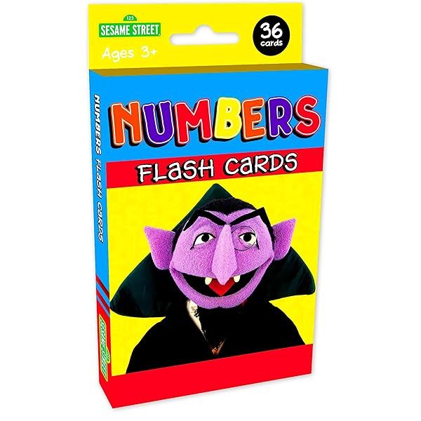 Shop Kappa Sesame Street Numbers Flash Cards for Fun Learning & Early Math Skills