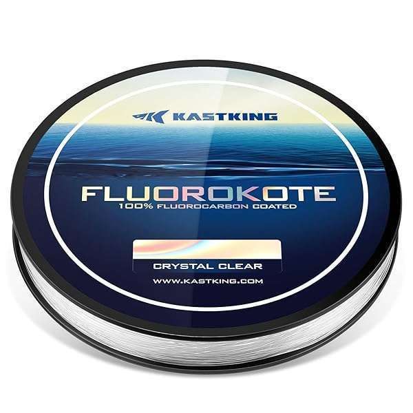 Buy KastKing FluoroKote 17LB Fluorocarbon Coated Fishing Line - 150 Yards for Superior Strength & Performance