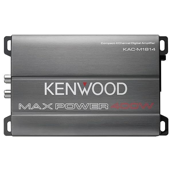 Kenwood KAC-M1814: 400W Compact 4-Channel Marine & Motorsports Digital Amplifier