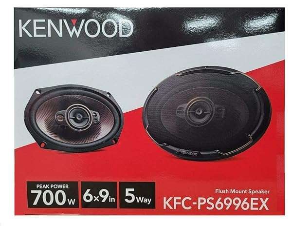 "Kenwood KFC-PS6996EX 6x9" 5-Way Car Speakers - 700W Performance Audio Upgrade"