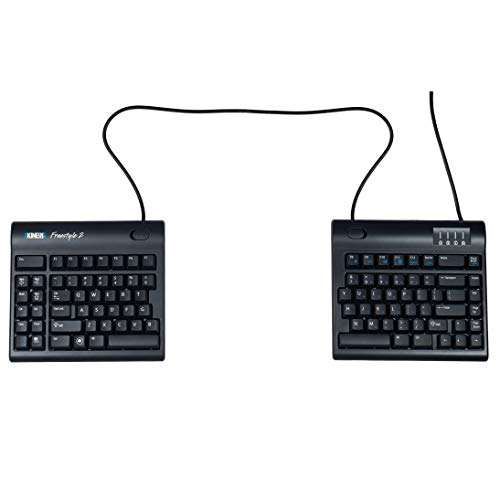 "Discover the Kinesis Freestyle2 Ergonomic Keyboard: 20" Extended Separation for Ultimate Comfort"