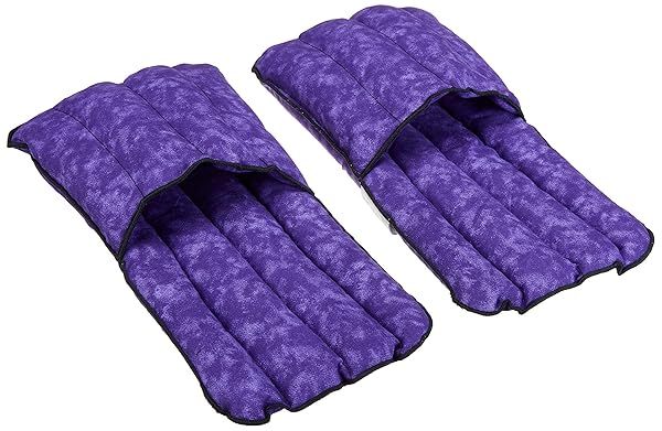 Kozy Collar Microwavable Heating Pad for Foot Pain Relief Natural Safe Reusable Slippers for Plantar Fasciitis and Arthritis Therapy