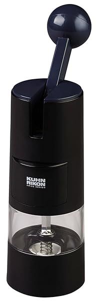 Buy Kuhn Rikon Adjustable Ratchet Grinder - Ceramic Salt, Pepper & Spice Mill, 8.5x2.25 inches, Black