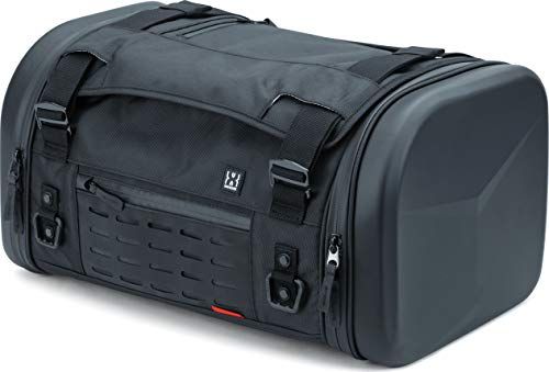 Shop Kuryakyn 5221 XKursion XS Steward Motorcycle Luggage - Weather Resistant Roll Bag with Sissy Bar Straps