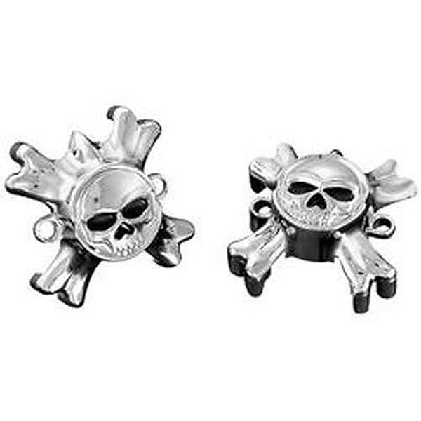 Buy Kuryakyn 6281 Zombie Skull Hand Grip End Cap - Chrome Motorcycle Accessory