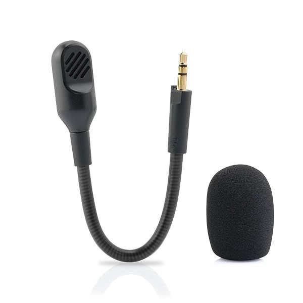 LEFXMOPHY Mic Replacement for Razer Barracuda X - 3.5mm Detachable Gaming Boom Microphone with Foam